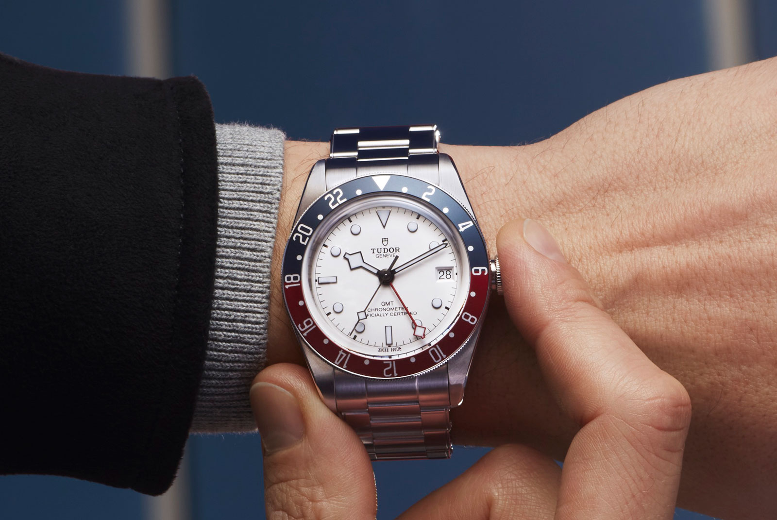 Tudor Introduces the Black Bay GMT in Opaline Silver SJX Watches