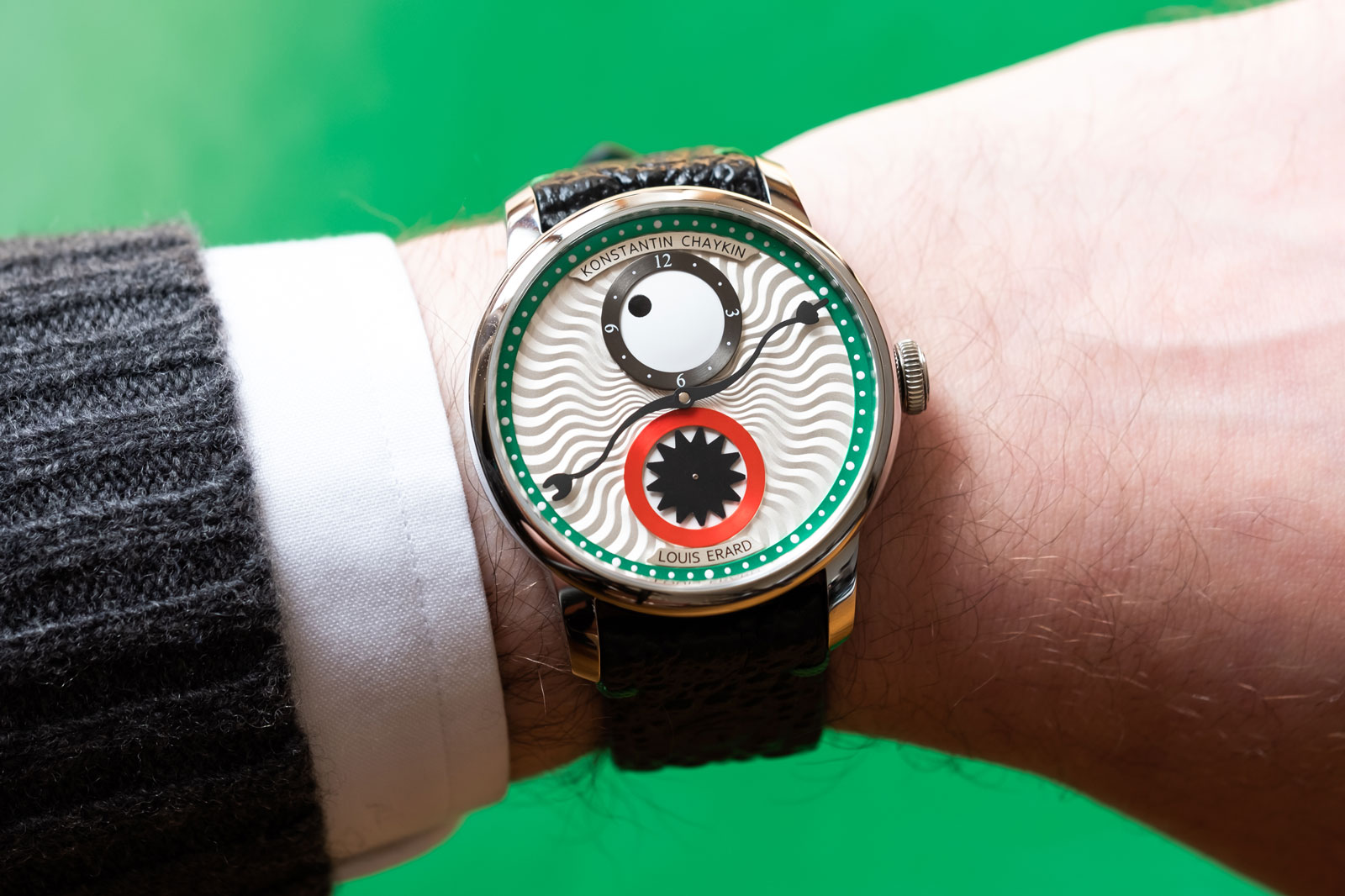Hands-On Debut: The Terrifying Le Régulateur Louis Erard x Konstantin  Chaykin 'Time Eater' Watch