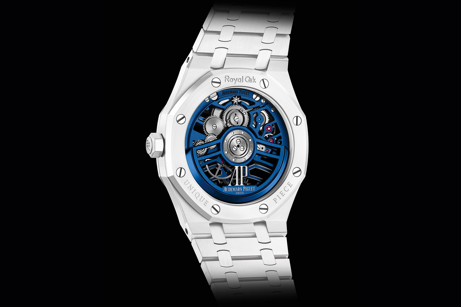 Audemars Piguet 67540SK.ZZ.A010CA.01 Royal Oak Offshore Quartz 37mm White  Stick Dial Diamond Bezel Watch - Luxury Watches USA