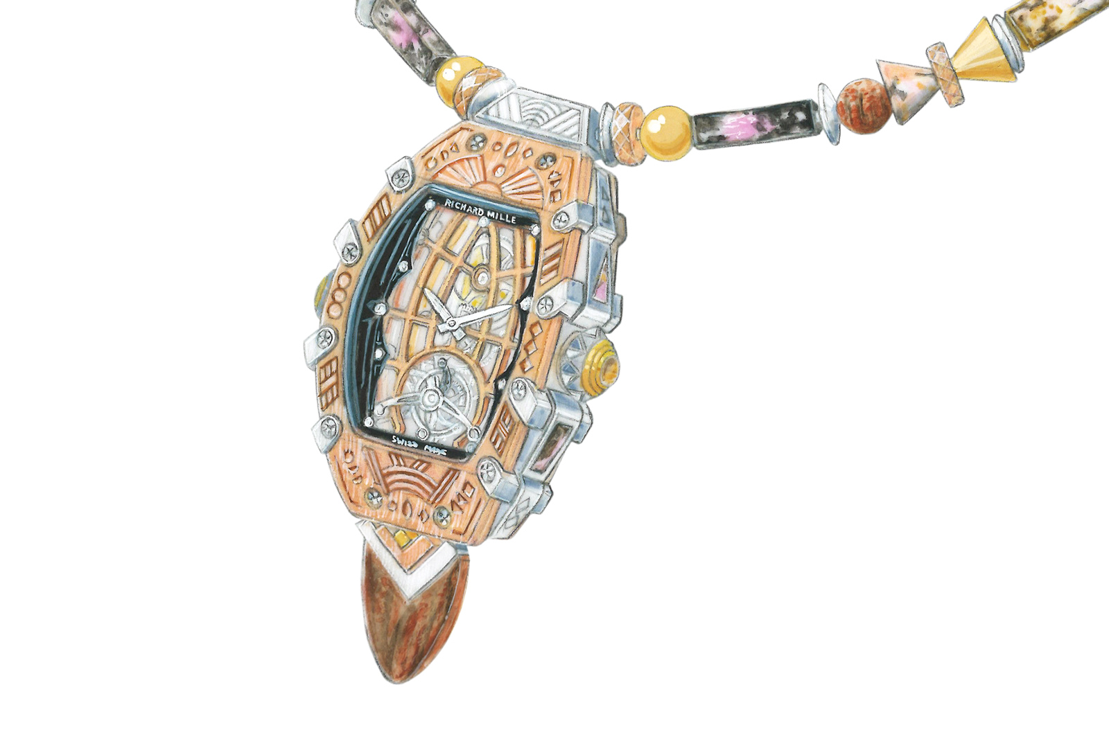 Tiffany Co. and Richard Mille Debut Unique Pendant Watches for