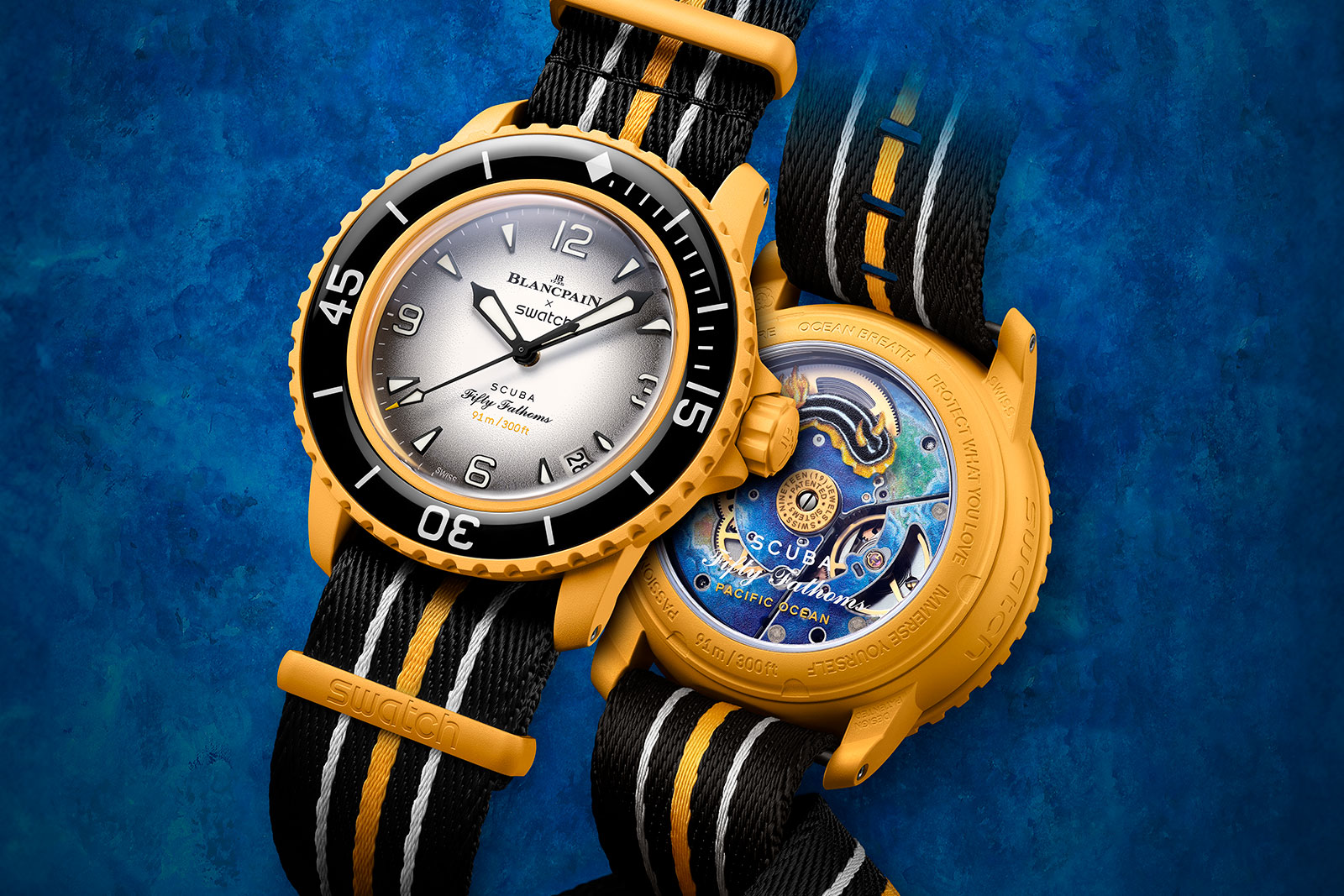 Blancpain and Swatch Team Up on the $400 Bioceramic Scuba Fifty Fathoms ...