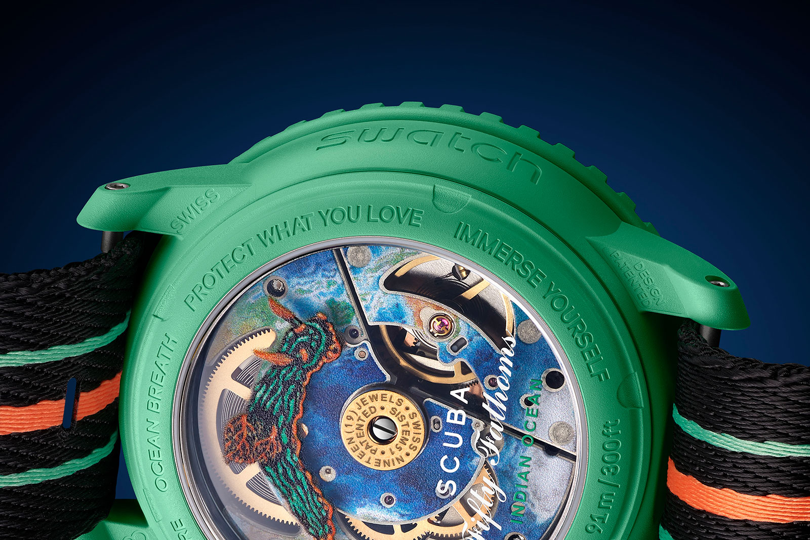 INDIAN OCEAN - Bioceramic Scuba Fifty Fathoms Collection