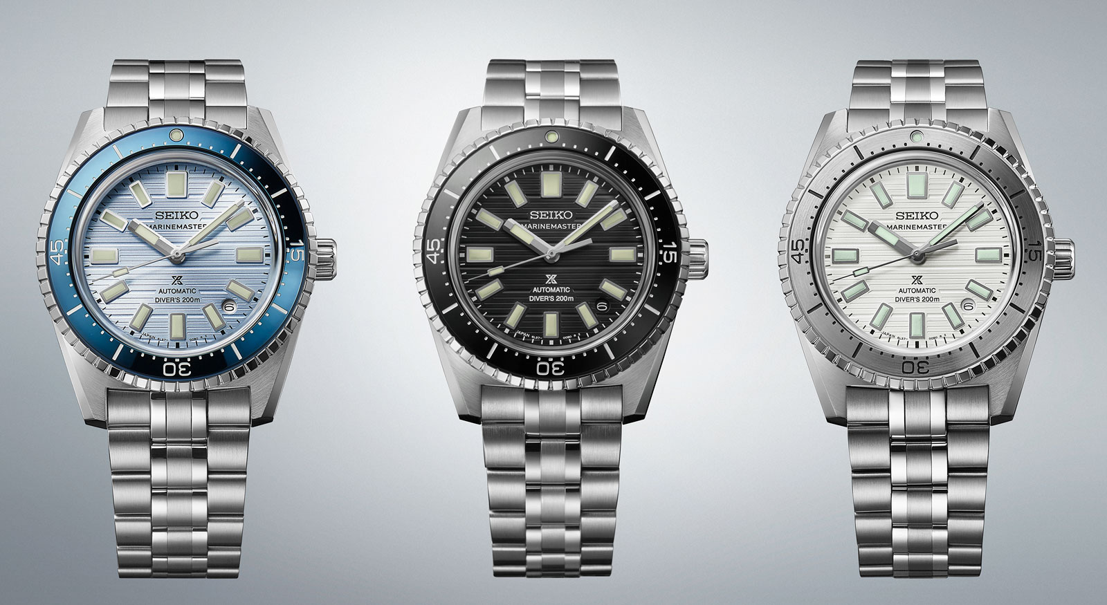 Seiko Debuts a Smaller Thinner Prospex Marinemaster SJX Watches