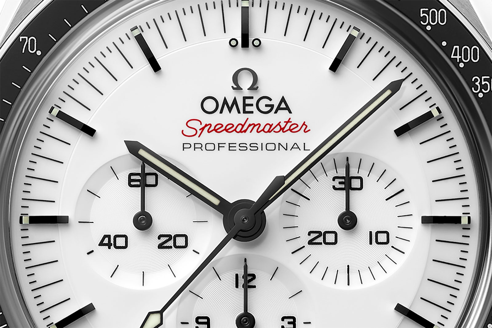 Omega white online watch