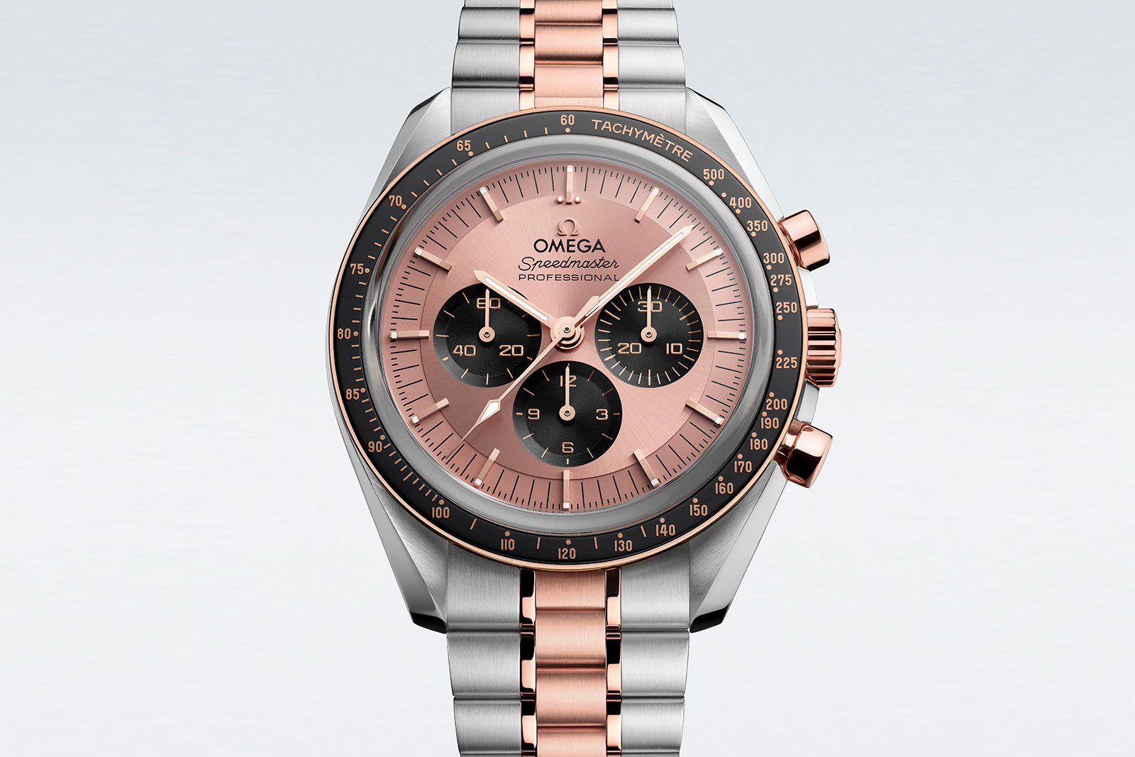 The Omega Speedmaster Moonwatch Goes Two-Tone | SJX Watches