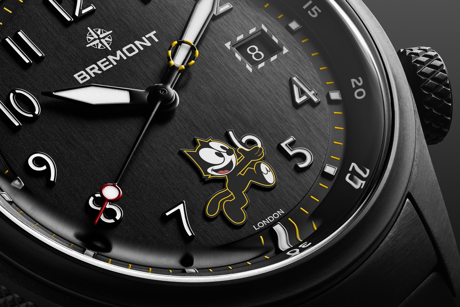 Felix the Cat Pilots Bremont's Latest Altitude MB Meteor Watch