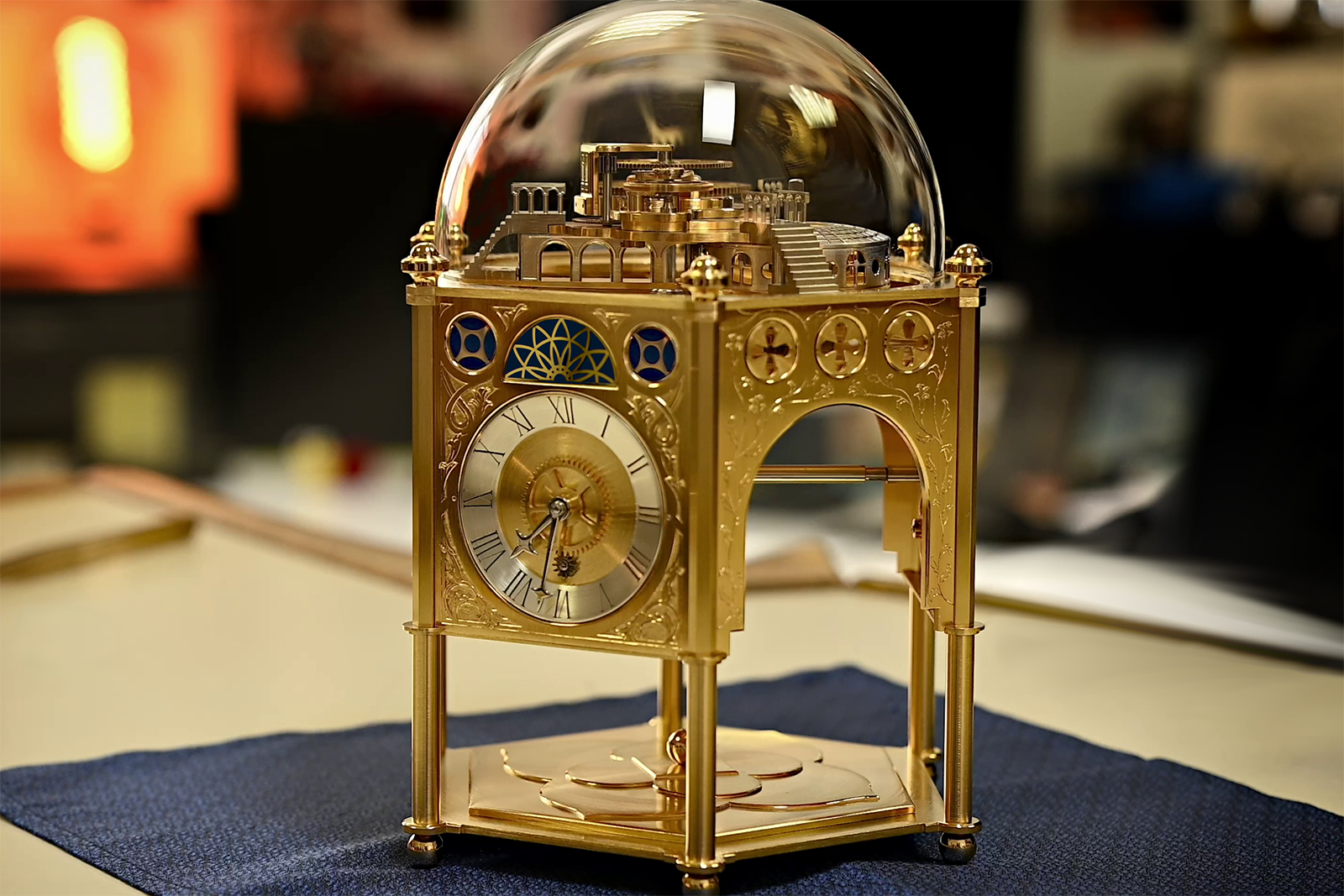 John M. Flaux Unveils the Architectural La Villa d’hOro Clock