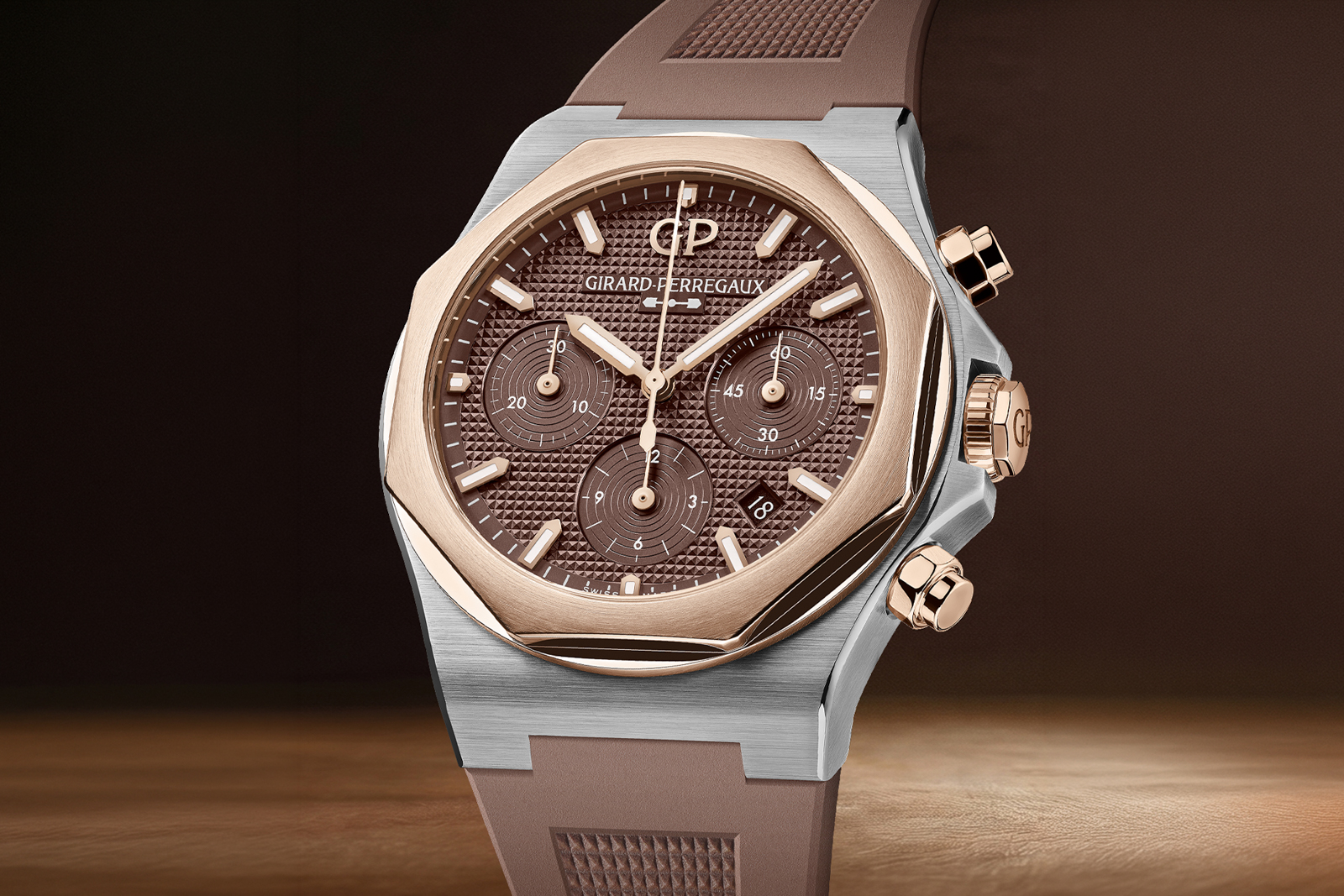 Mixed Materials: Girard-Perregaux’s Two-Tone Laureato Chronograph