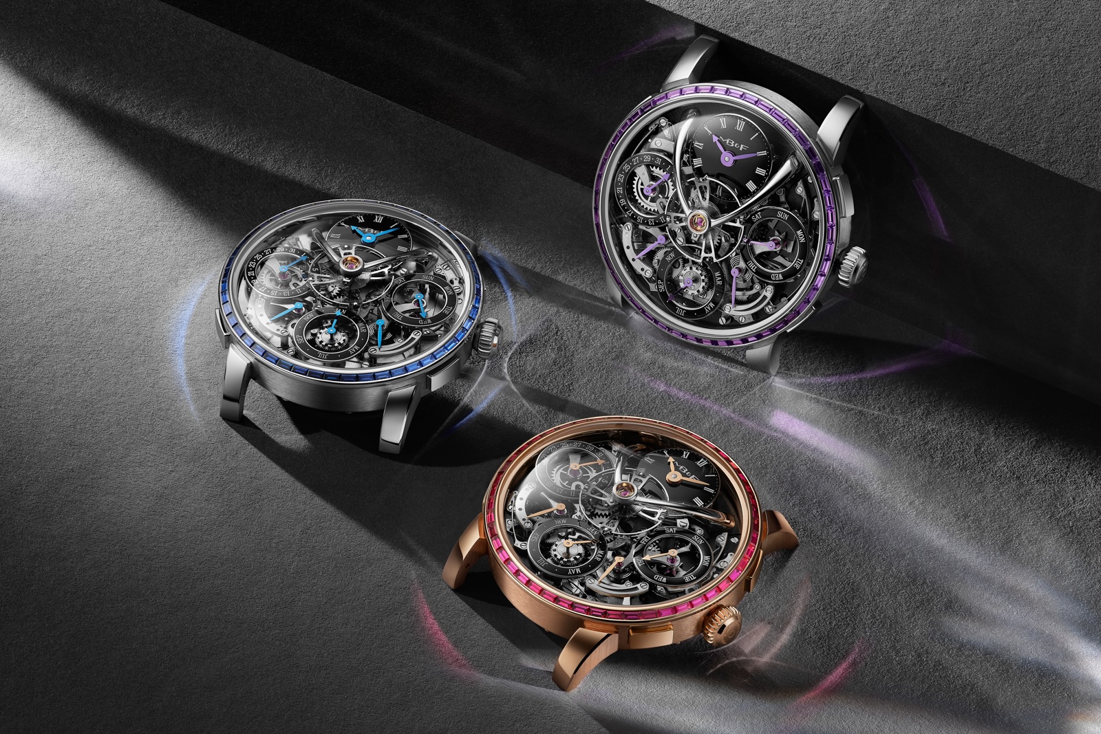Chromatic and Dramatic: MB&F Debuts Coloured Gems for the LM Perpetual